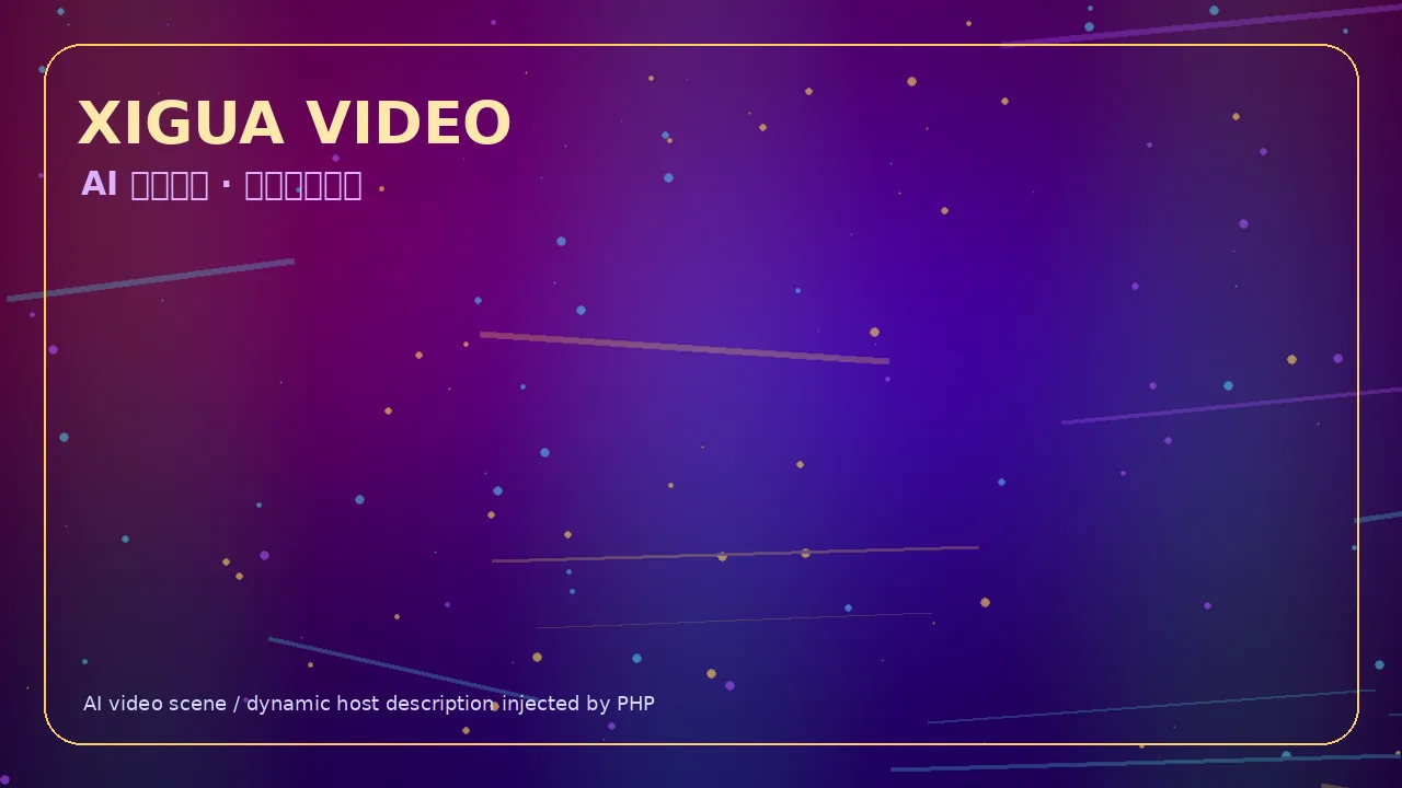 西瓜视频霓虹科技娱乐视频Banner 当前访问域名bmqajjd.cn